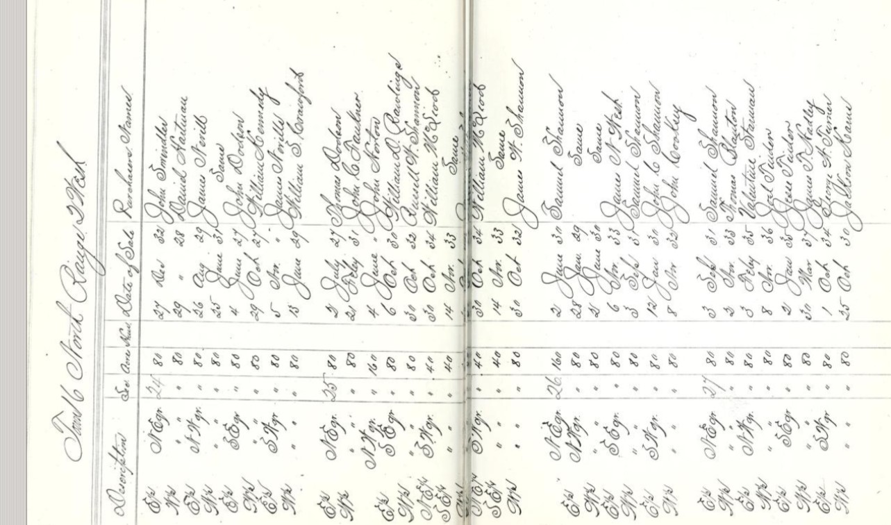 GLO survey record 1834